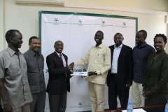 NCAC chairperson Mr. Gichira Kibara receives proposal on law amendments from the South Sudanese Network for Democracy and Elections (SSUNDE)